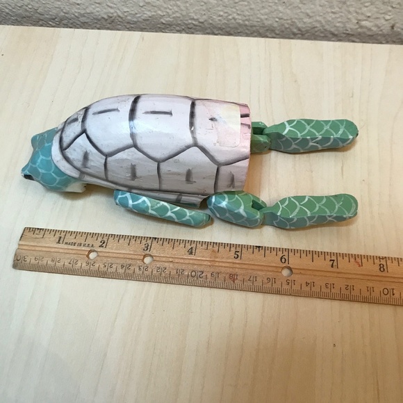 Elephant, Giraffe, Frog & Egg.Handmade Wooden Figurines from Indonesia. Folk Art - Picture 16 of 17